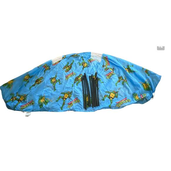 Vintage Ninja Turtles TMNT fun hut bed tent 72x35 inches INCOMPLETE - Picture 1 of 10